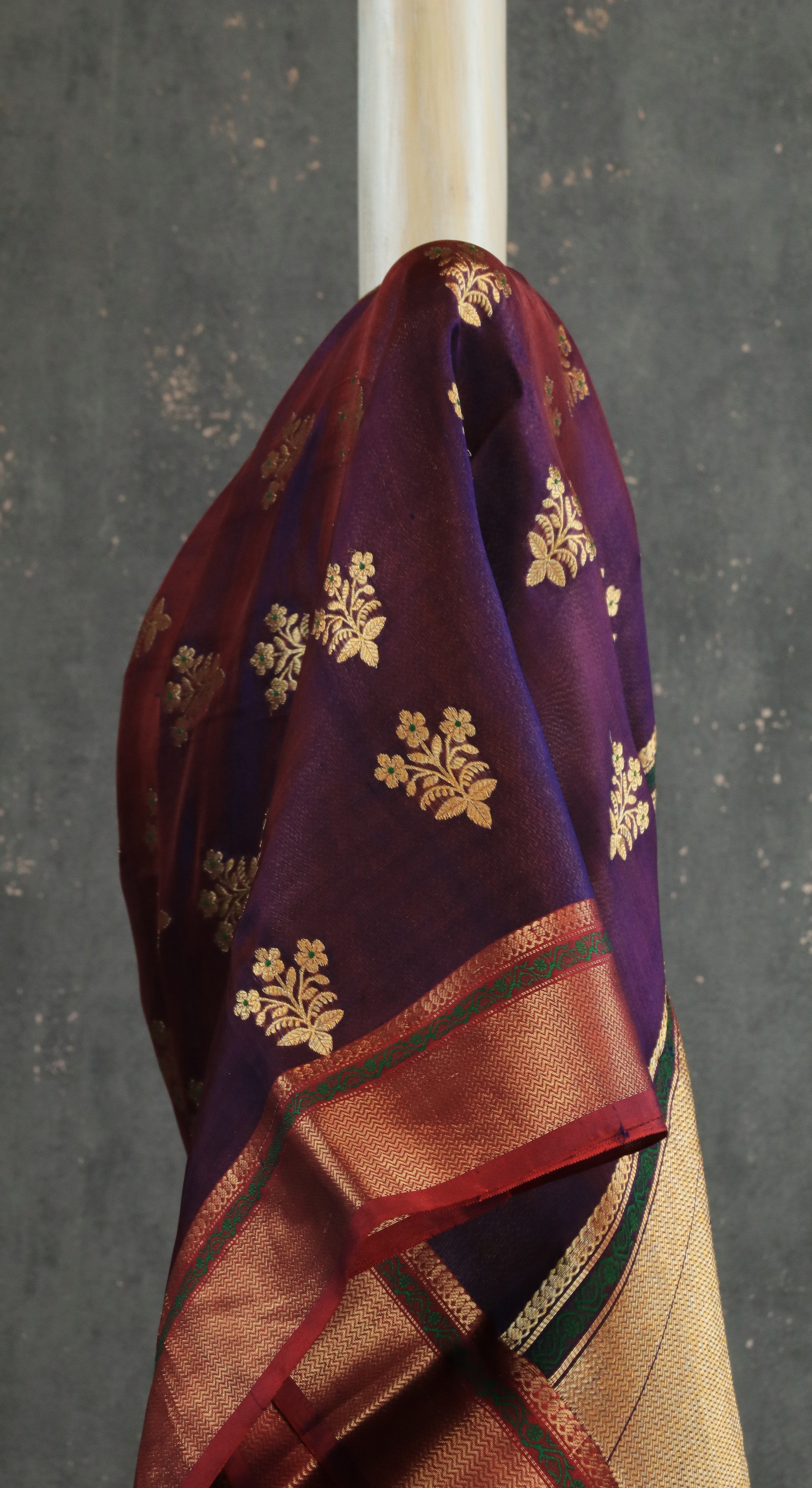 Plum Blossom Heirloom | Chanderi