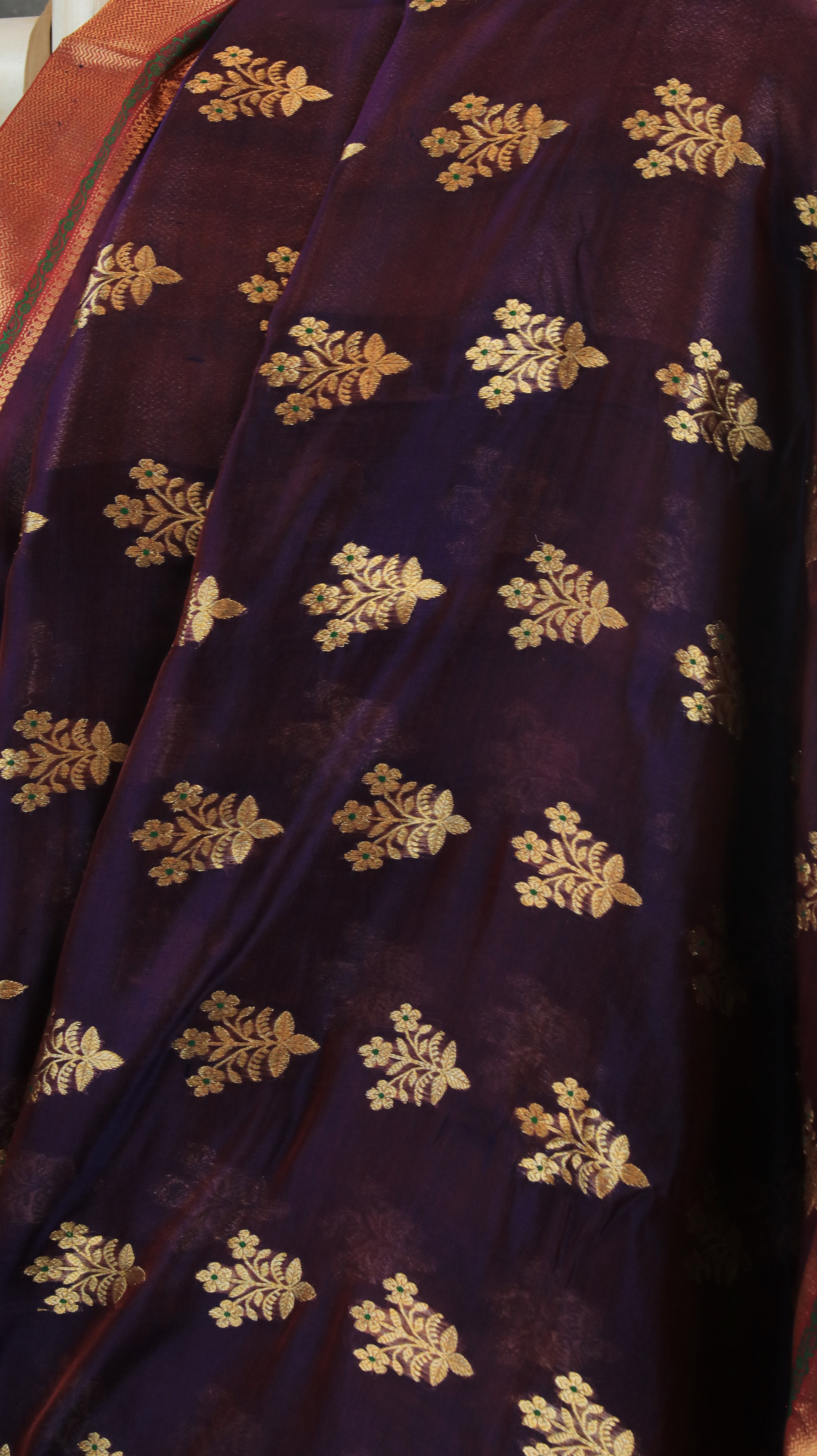 Plum Blossom Heirloom | Chanderi