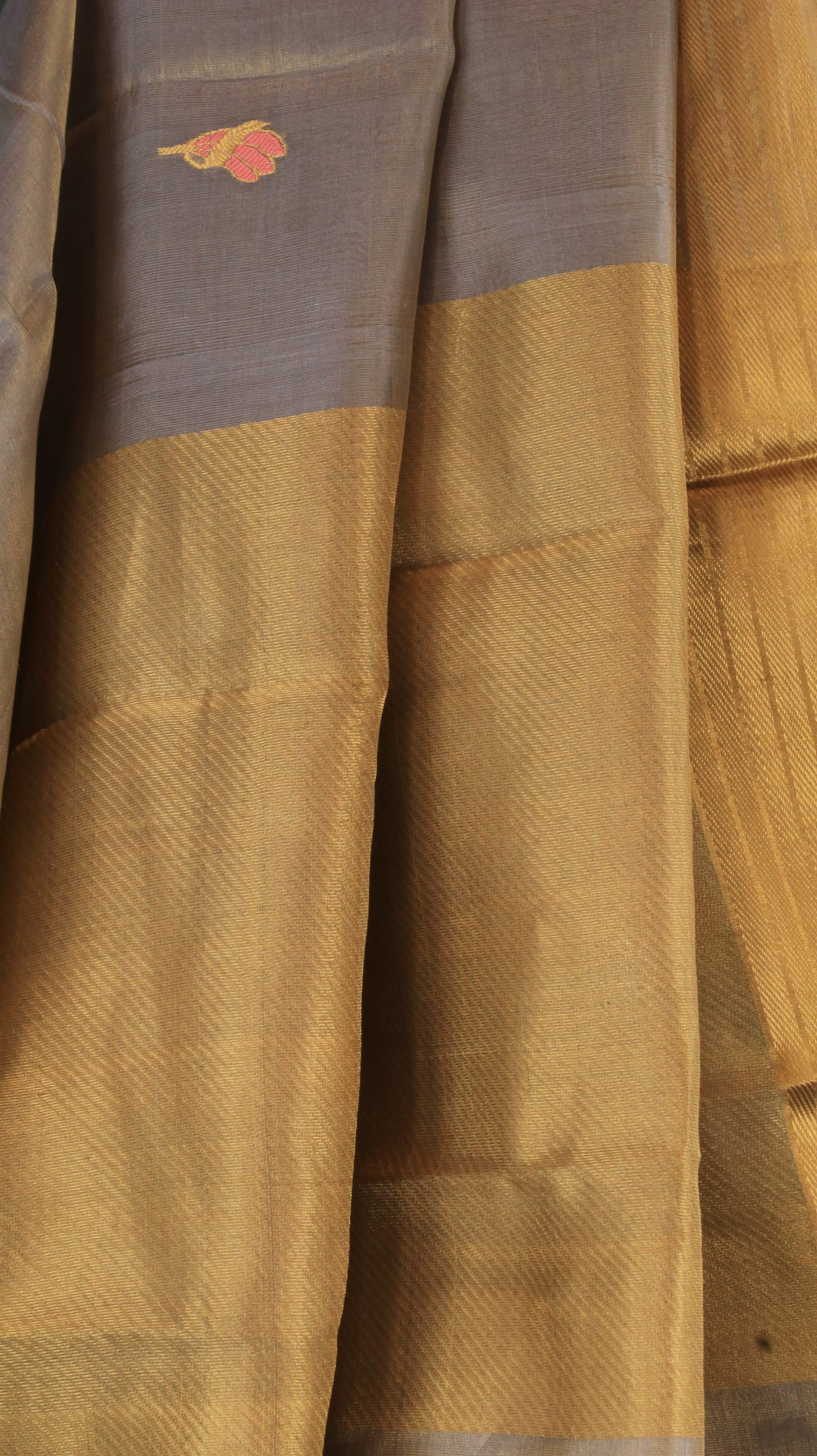 Champagne Grey | Chanderi