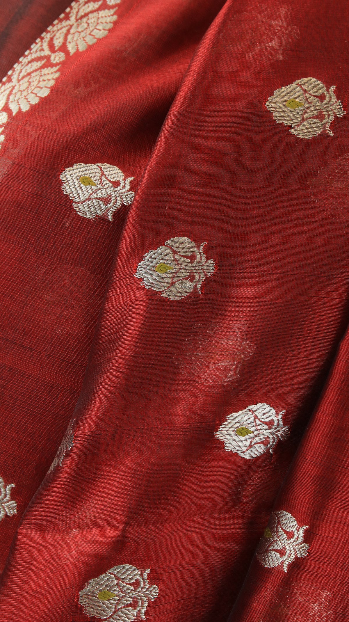 Ruby Radiance | Chanderi