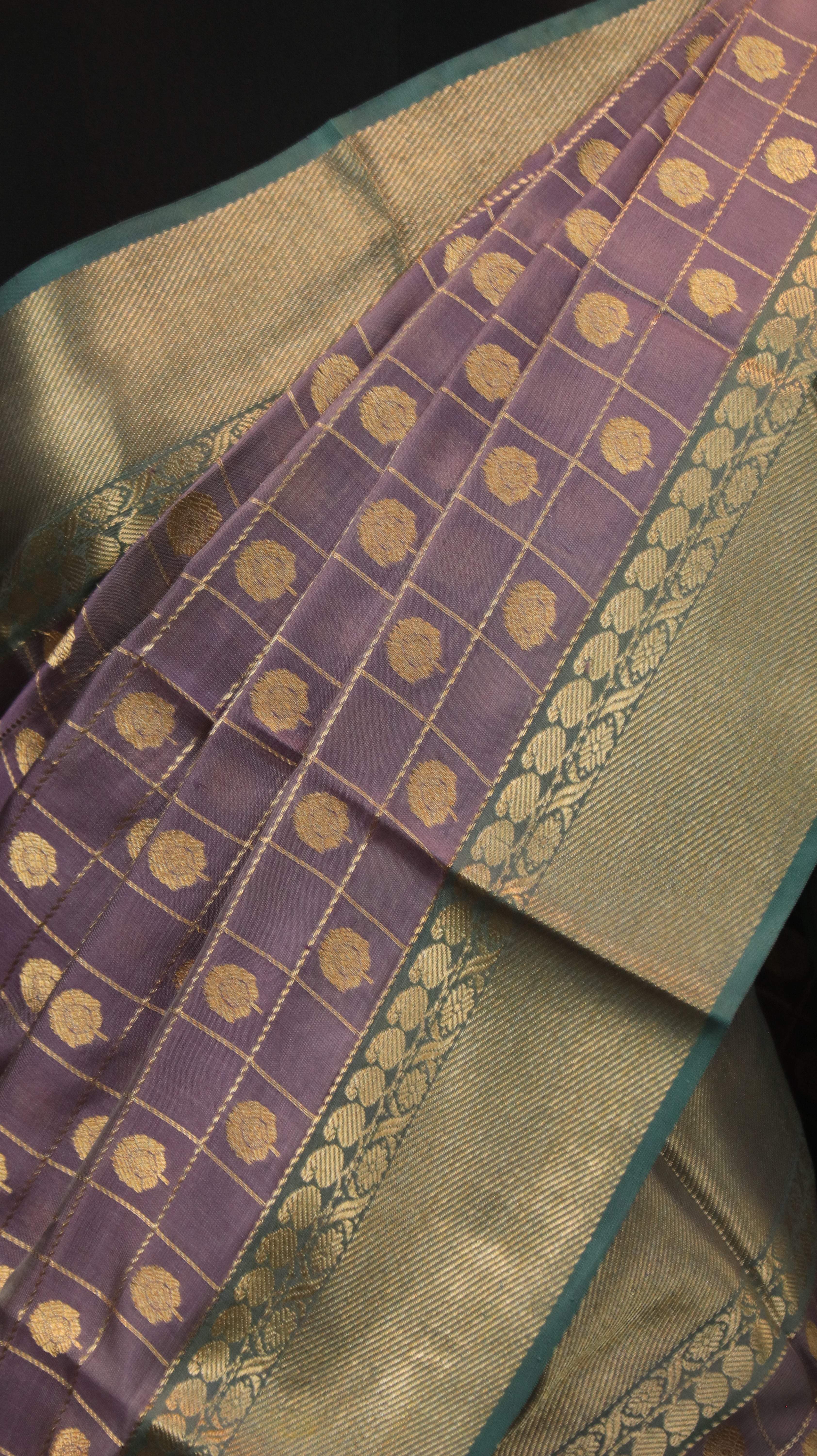 Lavender Regalia | Chanderi