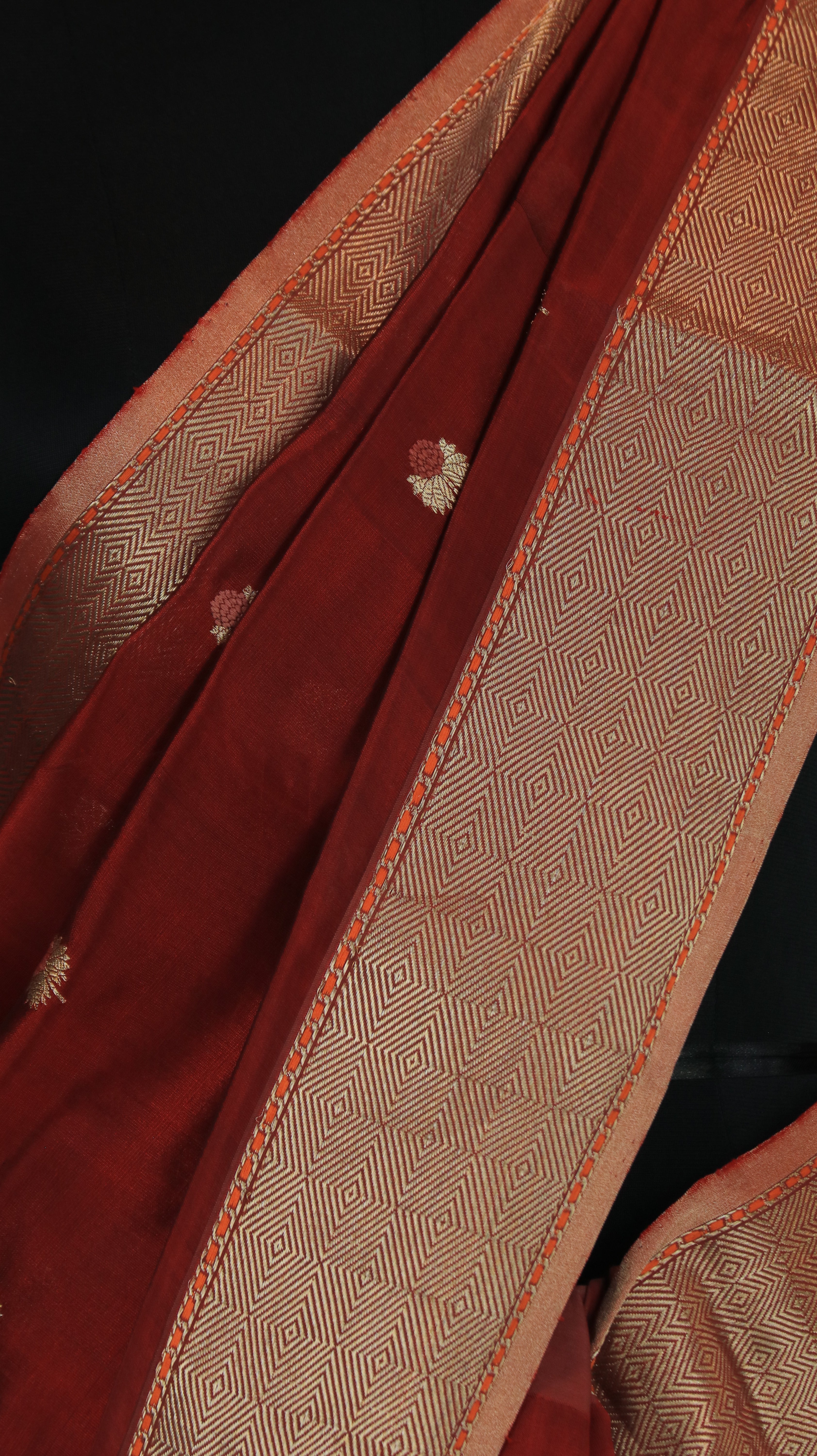 Velvet Vermilion | Chanderi