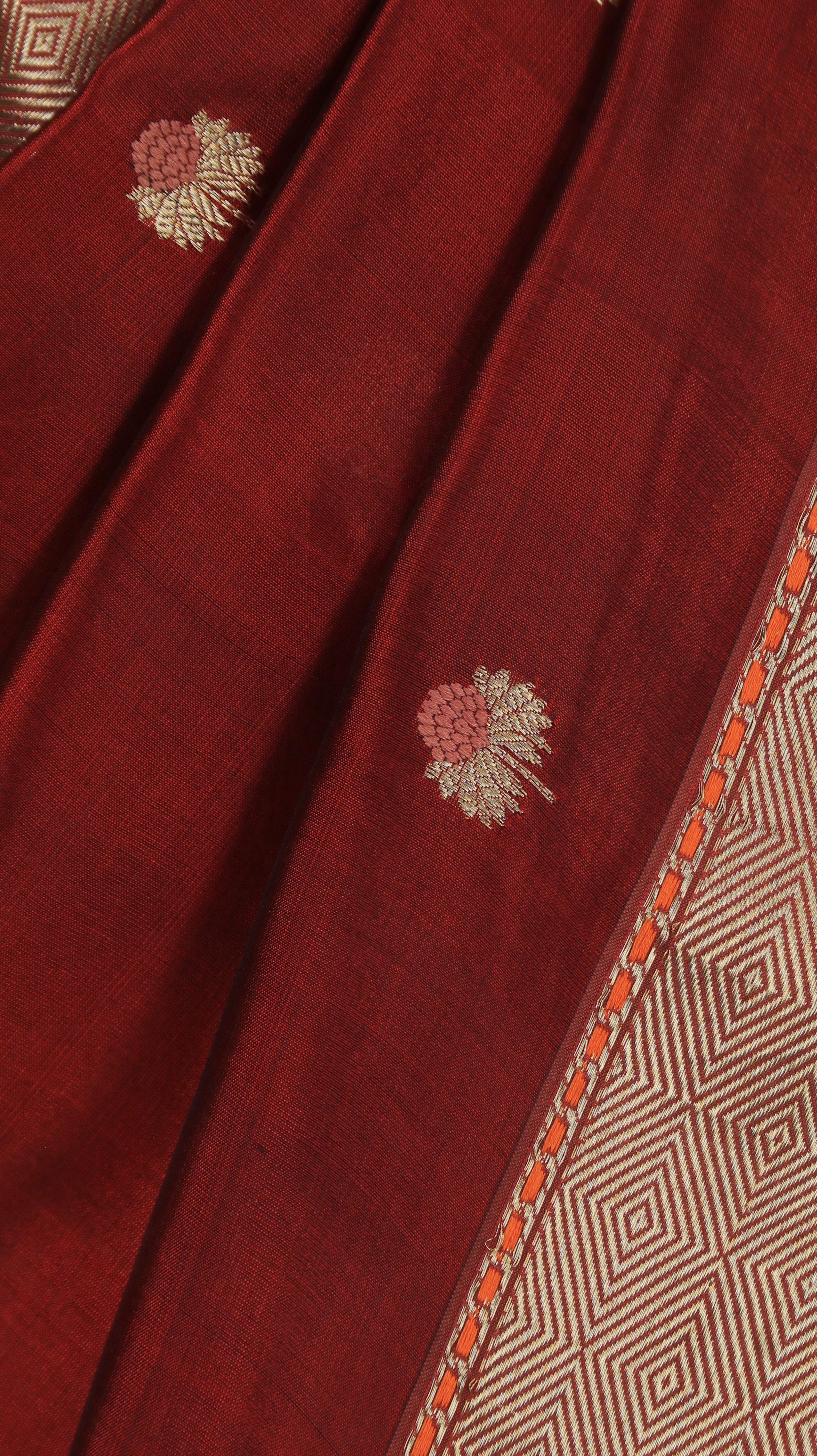Velvet Vermilion | Chanderi