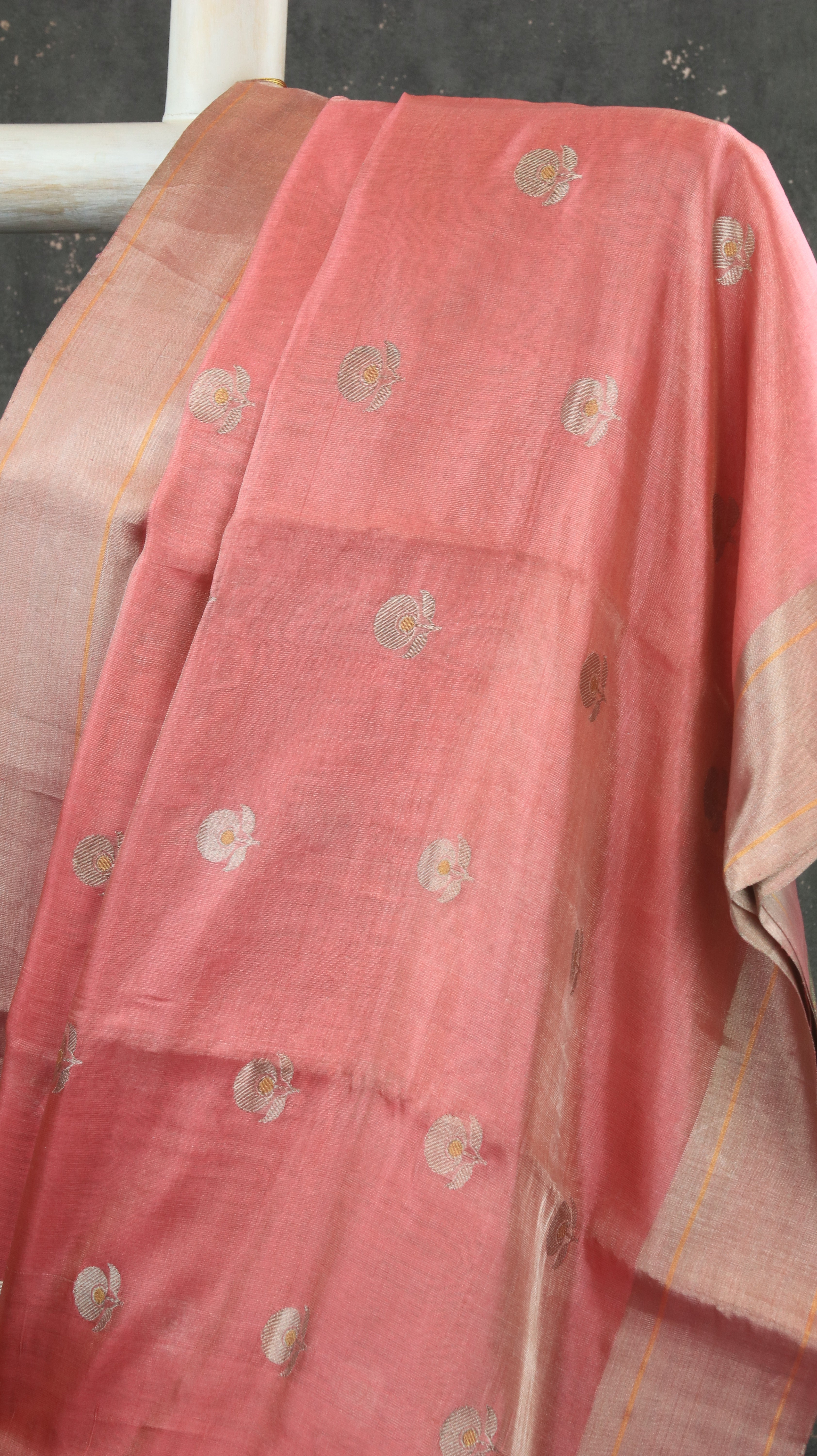 Zari Roseate | Chanderi