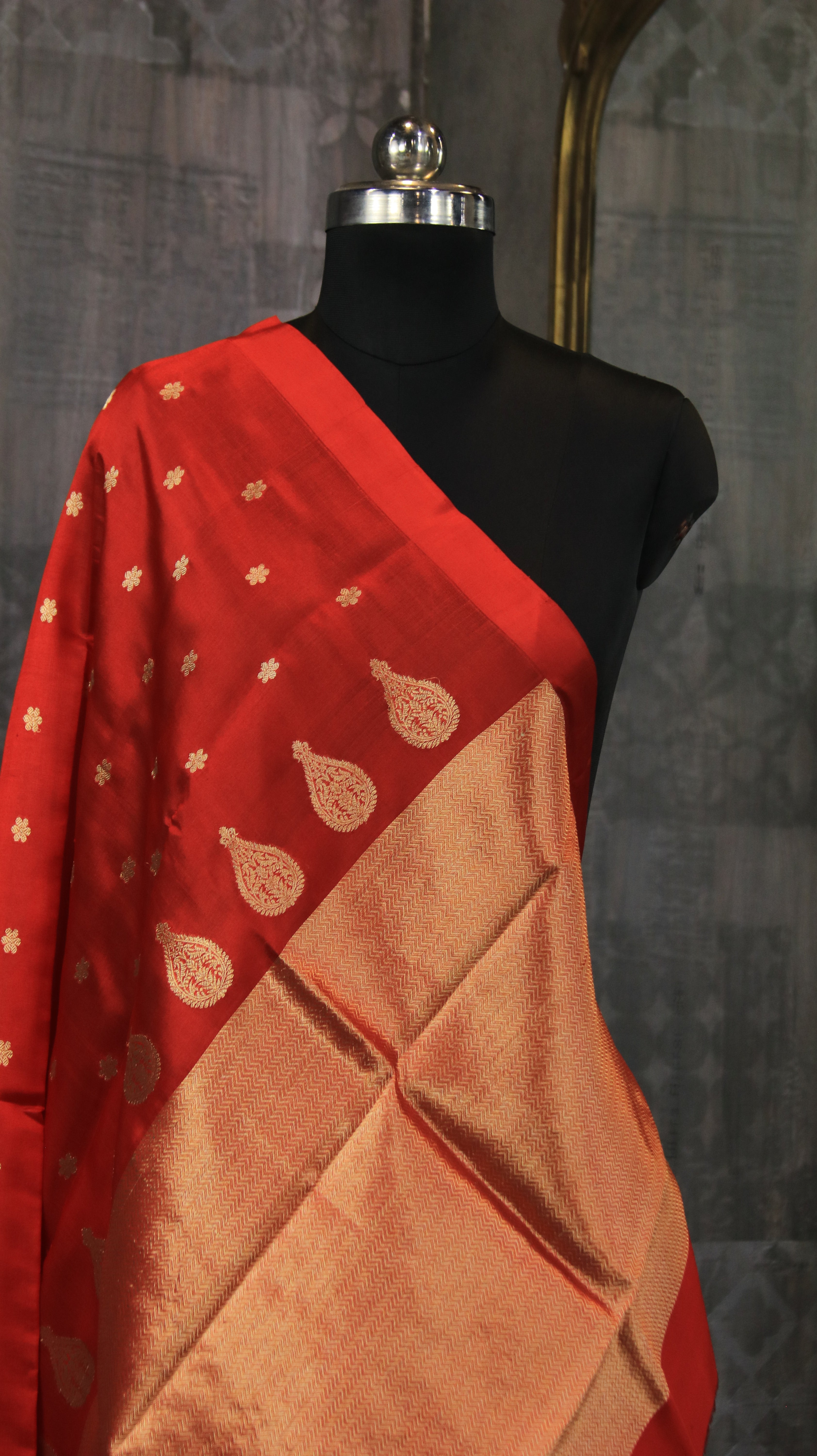Crimson Grace | Chanderi