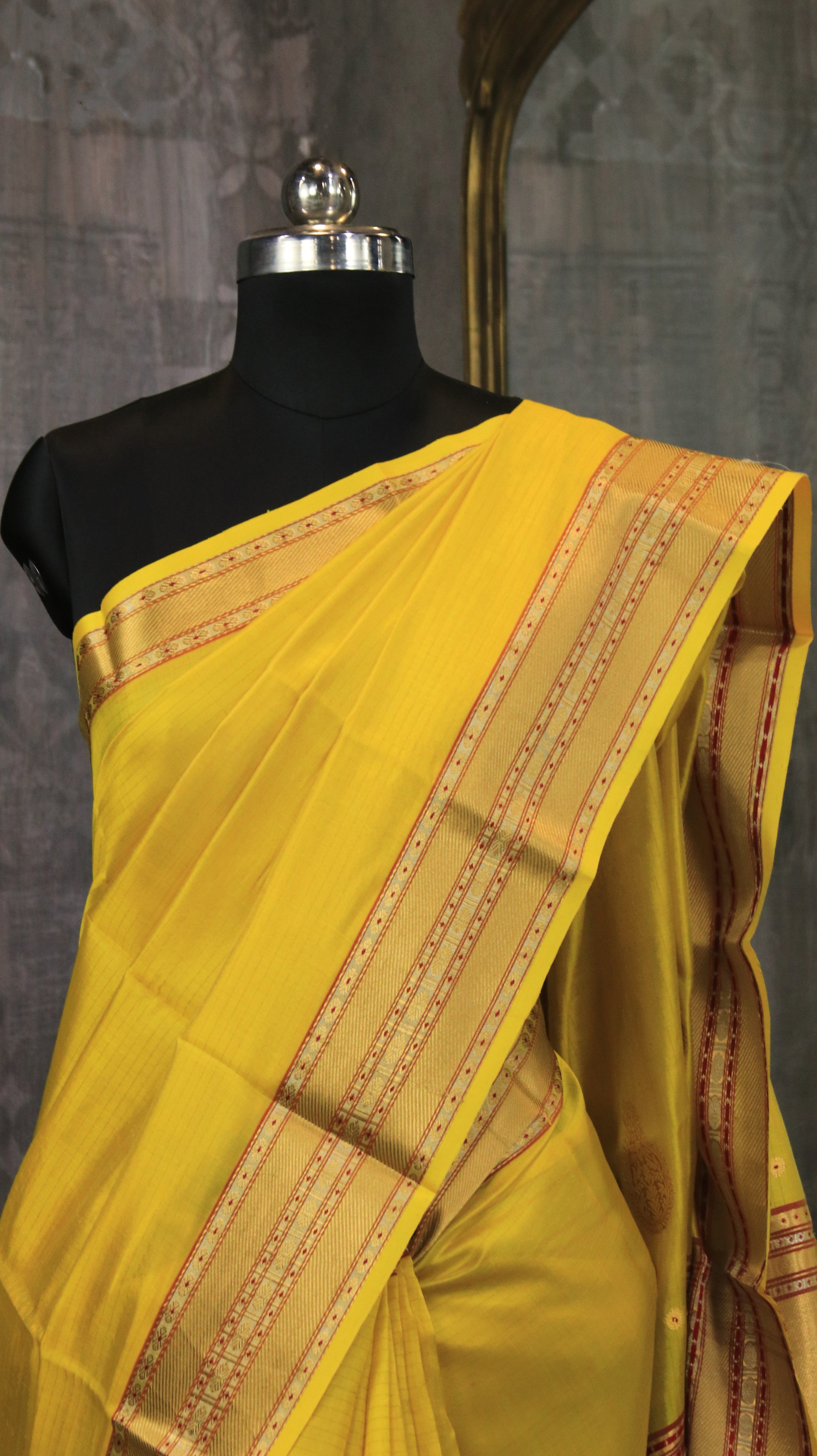 Haldi Glow | Chanderi