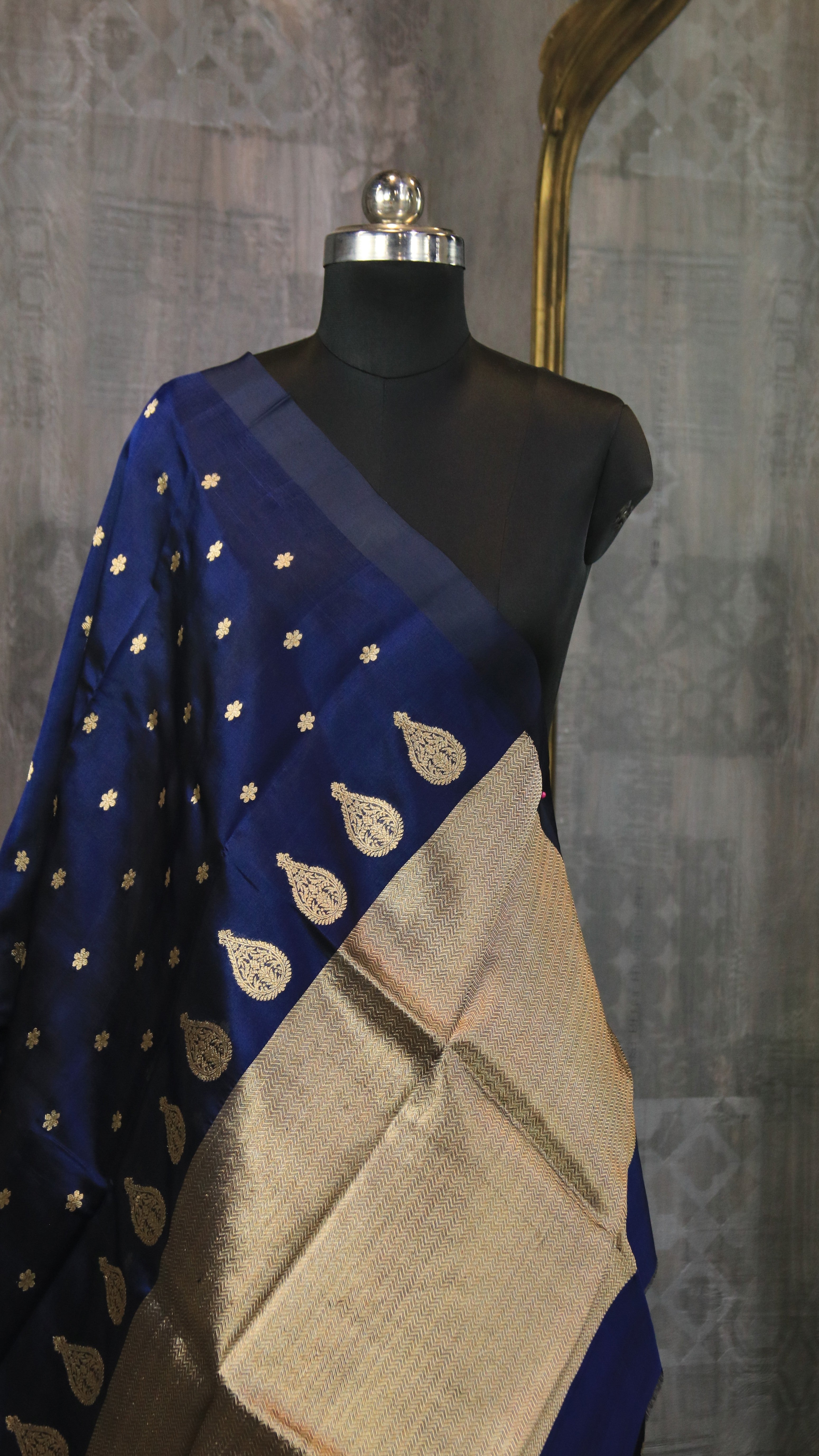 Navy Royale | Chanderi