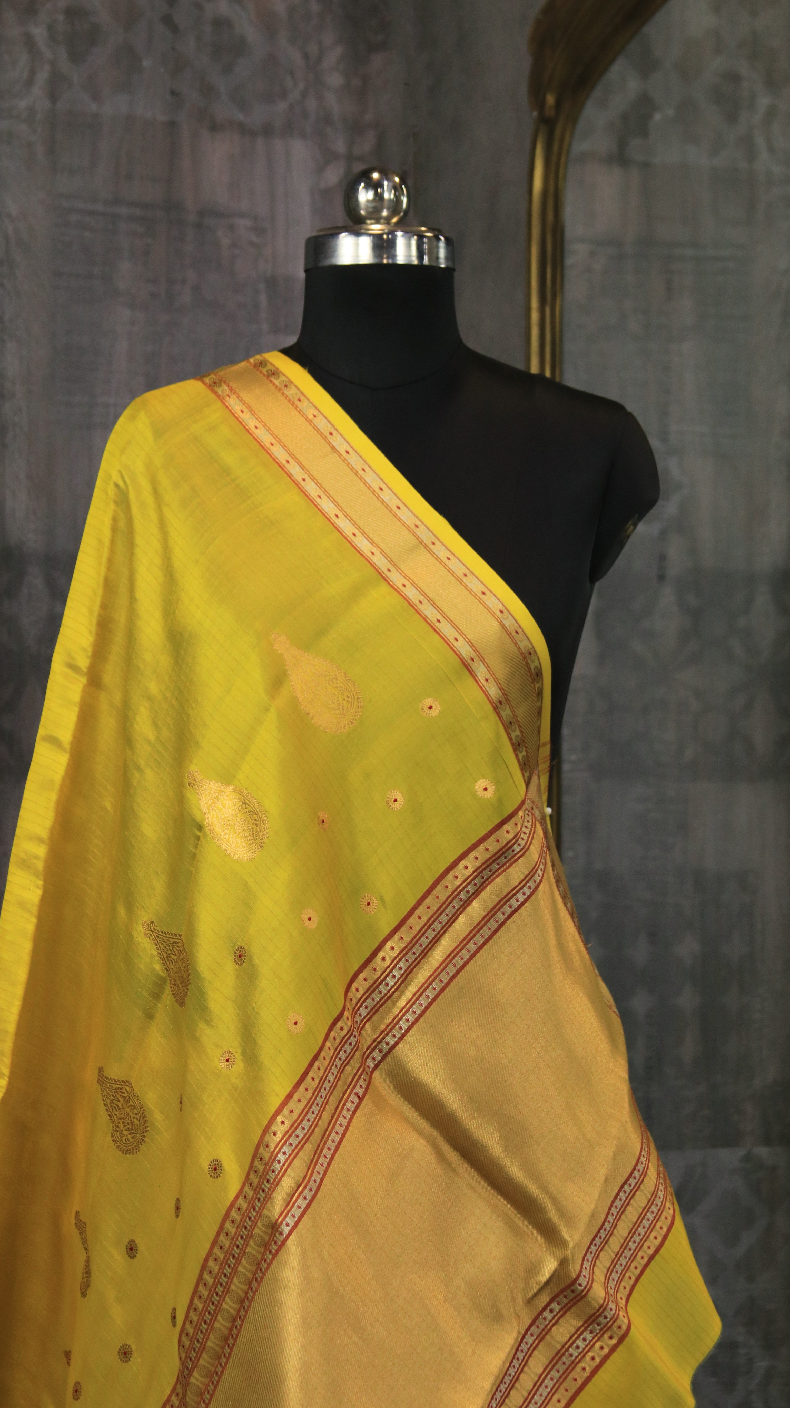 Haldi Glow | Chanderi